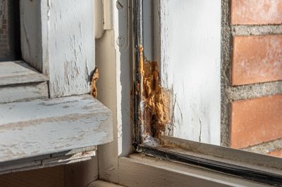 Damaged Window Frame